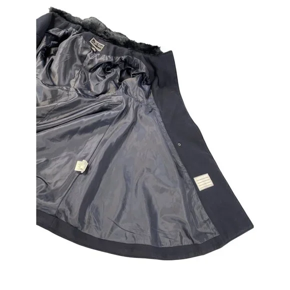 Rothschild Girls blue poly Blend Double Breasted Coat Size M SKU 9270 - Picture 15 of 16